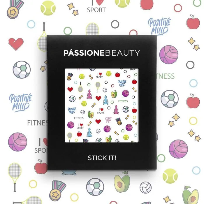 Get Fit - Nail Stickers - Sport-themed nail art stickers