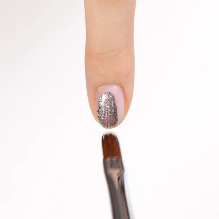 Applicazione di Gel Glitter G58 Black Flash