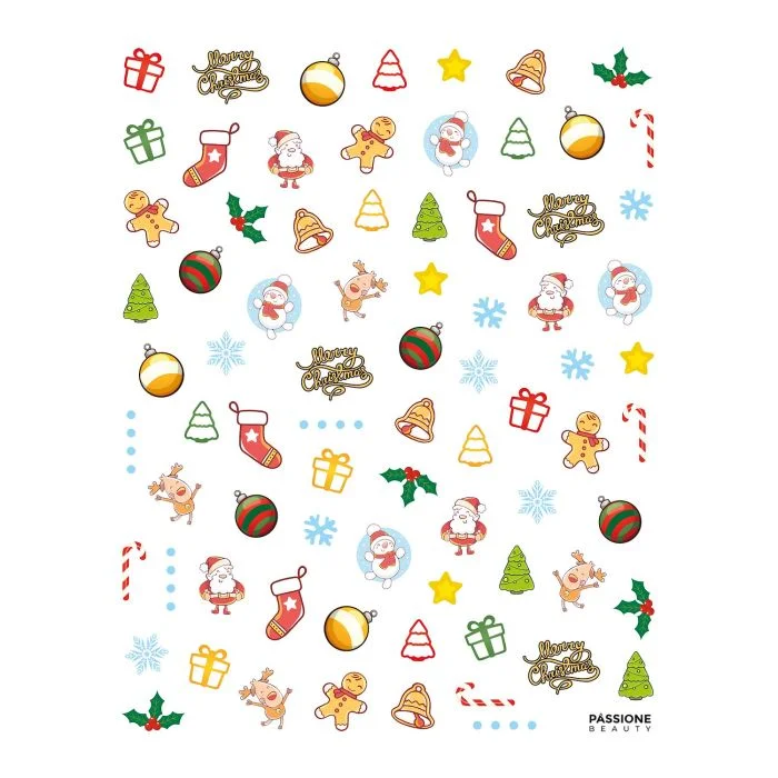Let It Xmas - Nail Stickers - Christmas-themed nail stickers - detail 1