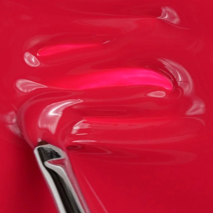 Application of Gel colour F67 Scarlet