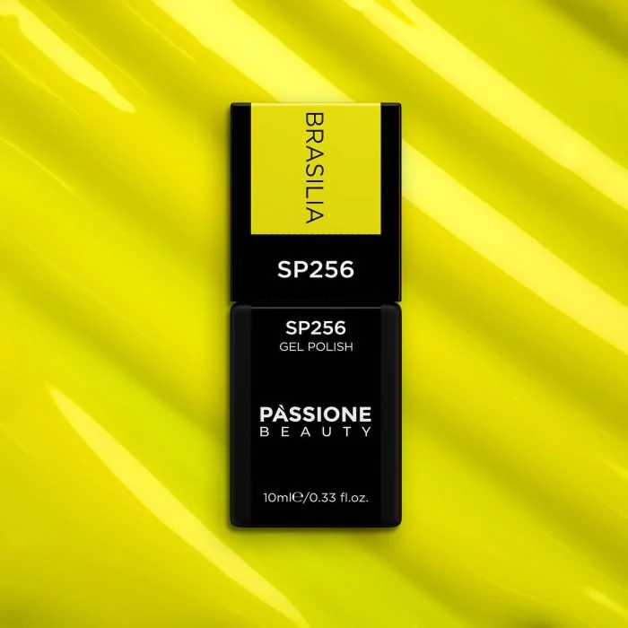 Vernis semi-permanent VS256 Brasilia - Vernis semi-permanent jaune fluo - détail 1