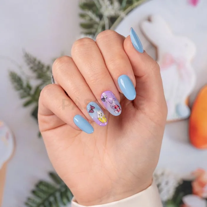 Happy Easter - Nail Stickers - Easter themed nail art sticker - detail 1