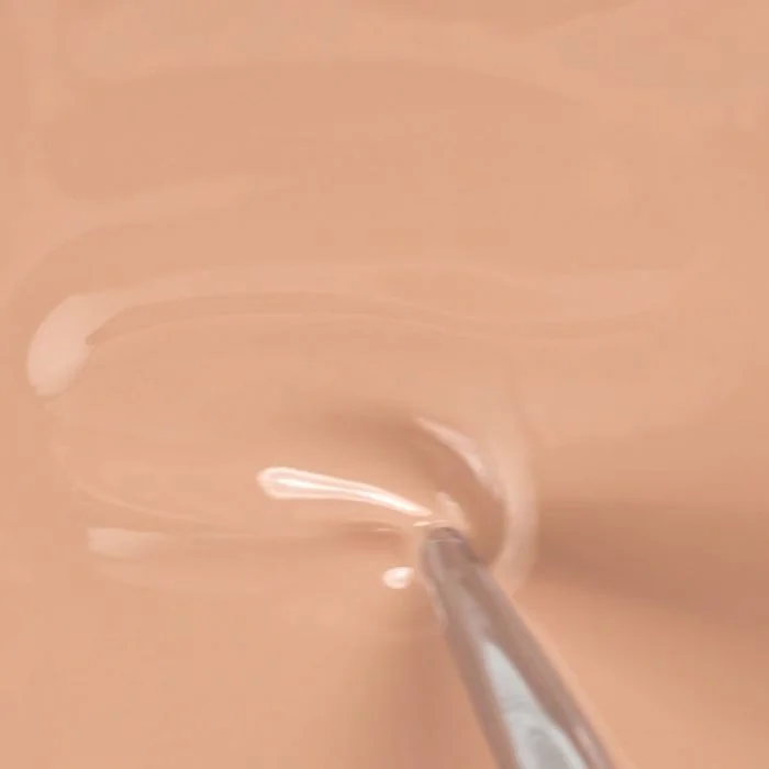 Application of Gel Nail Polish SP597 Creamy Nude
