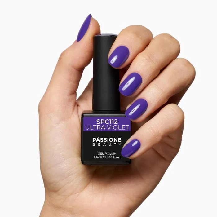 Gel Nail Polish GPC112 Ultra Violet  - GPC112 Ultra Violet gel polish, vigorous violet - detail 1