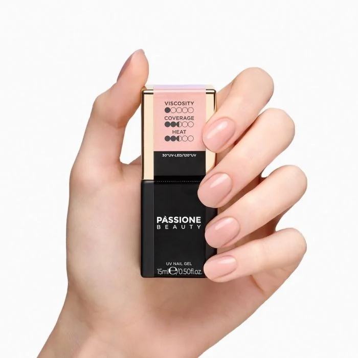 GELNIUS® Natural Pink 15 ml - Gel constructeur 2 en 1 à faible viscosité rose nude - détail 2