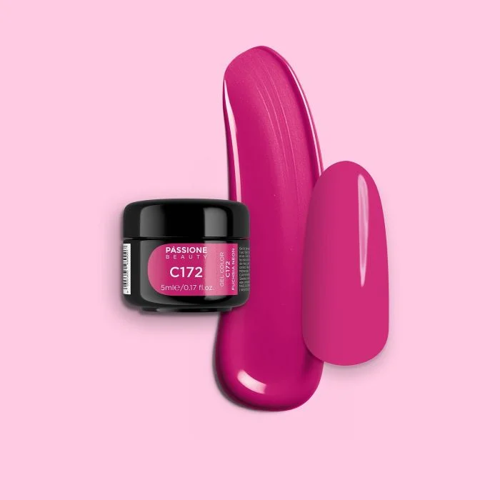 Gel Couleur C172 Fuchsia Neon - Gel couleur fuchsia