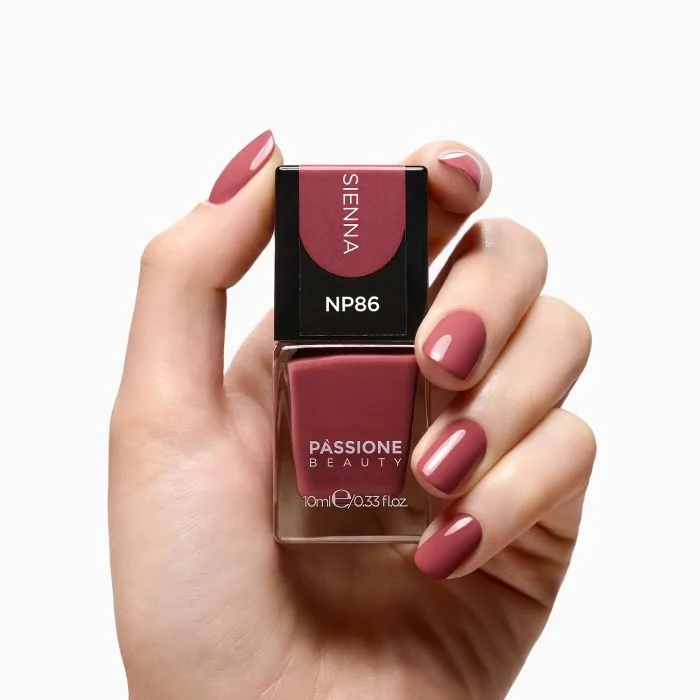 Esmalte NP86 Sienna - Esmalte color rosa oscuro - detalle 1