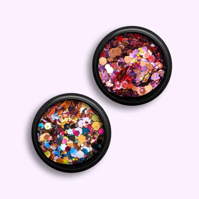 Festival Glitter Mix - Glitter Mix for nail art in sparkling, holographic colours