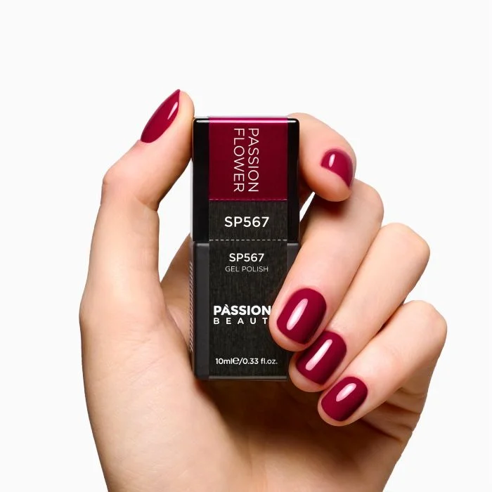Vernis semi-permanent SP567 Passion Flower - Vernis semi-permanent fuchsia amarena - détail 1