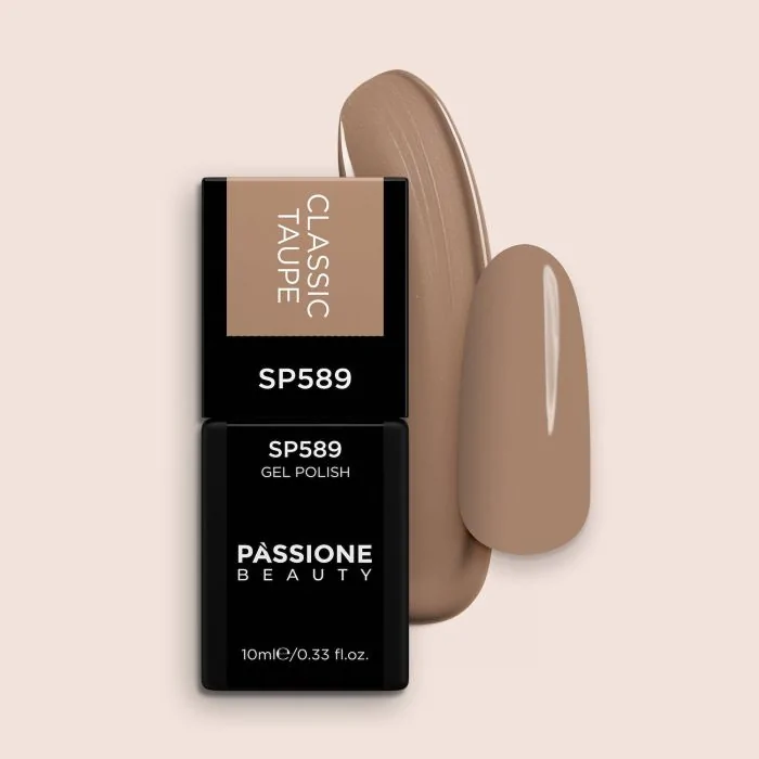 Gel Nail Polish SP589 Classic Taupe - Light Taupe Gel Polish
