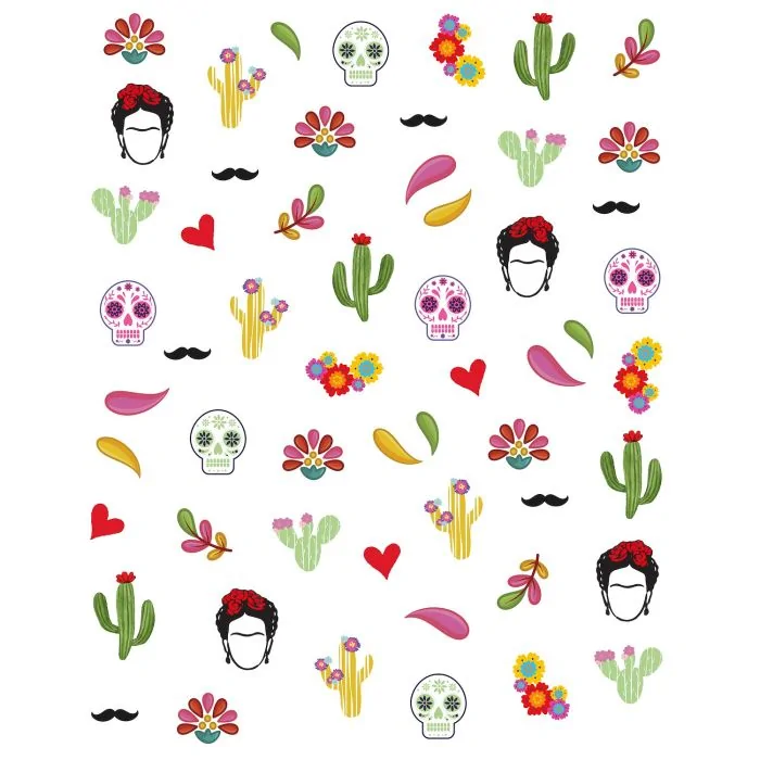 Viva Mexico - Nail Stickers - Pegatinas para uñas con temática mexicana - detalle 1