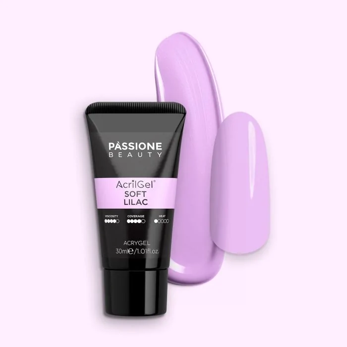 AcrilGel® Soft Lilac 30 ml - Gel acrílico lila muy claro frío cobertura media