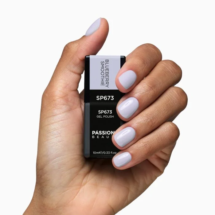 Vernis semi-permanent SP673 Blueberry Smoothie - Vernis semi-permanent azur pastel - détail 1