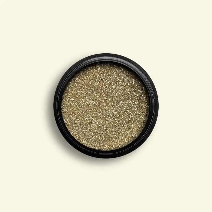 Biodegradable Gold Glitter - Biodegradable nail glitter, colour gold
