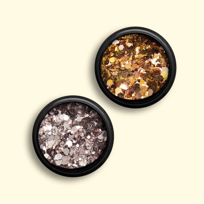 Bold Glitter Mix - Gold and Silver Glitter Mix for nail art