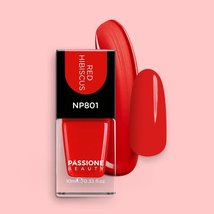 Vernis NP801 Red Hibiscus - Vernis rouge corail