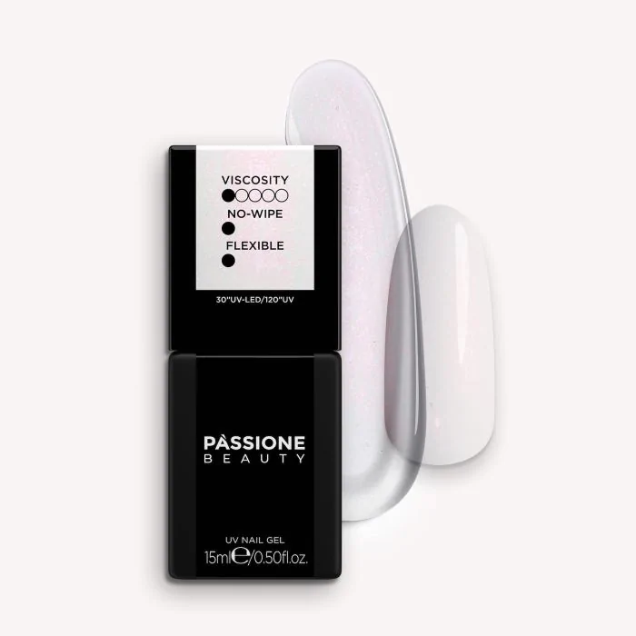 Pearl Gloss Aurora 15 ml - Top coat sans dispersion avec reflets nacrés roses