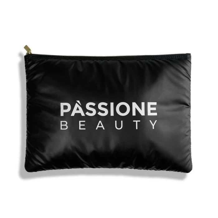 Pochette – Maxi Black - Maxi Beauty Pouch morbida effetto puffy di colore nero