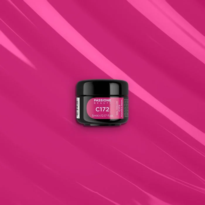 Gel Couleur C172 Fuchsia Neon - Gel couleur fuchsia - détail 1