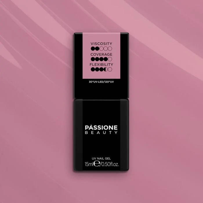 HD Base Pink 15 ml - Base Rubber Semipermanente Rosa oscuro - detalle 1