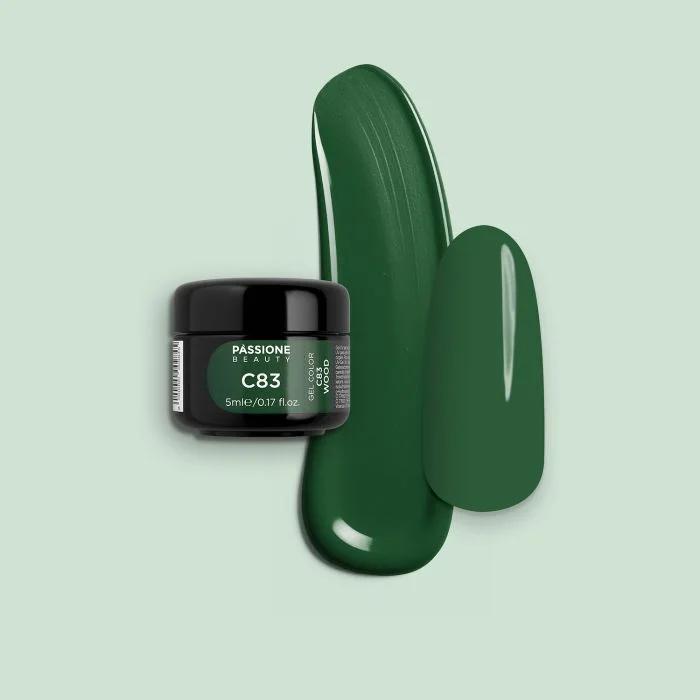 Gel Color C83 Wood - Gel color verde oscuro
