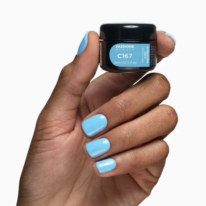 Gel Colour C167 Aquarius - Bright blue sky UV Gel Colour - detail 1