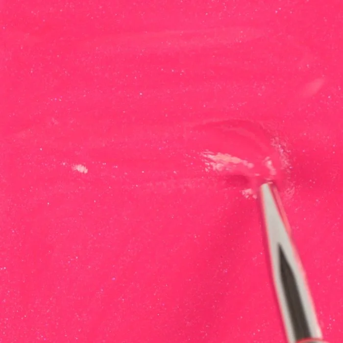 Aplicación de Esmalte semipermanente SP193 Fuchsia Fluo Glitter