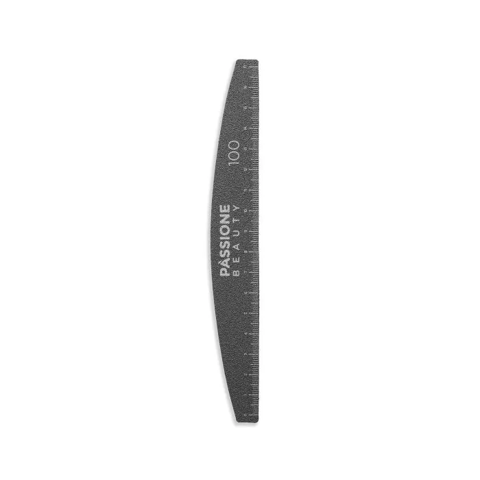 Lime à ongles de précision 100/180 - Lime à ongles de précision avec règle pour la mise en forme
