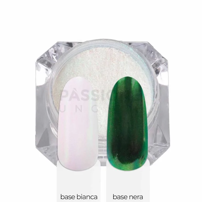 Pigmento Boreal Pearl - Pigmento para nail art efecto nacarado dorado.
