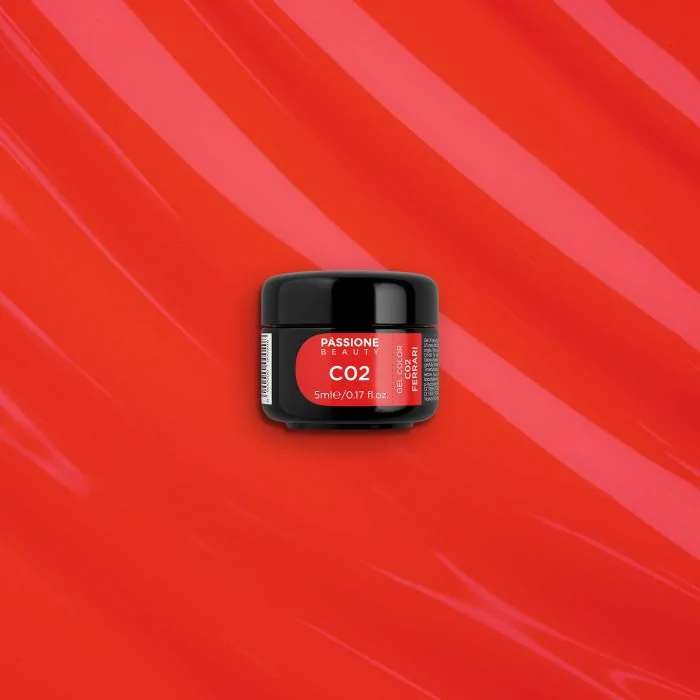 Gel Color C2 Ferrari - Gel color rojo brillante - detalle 2