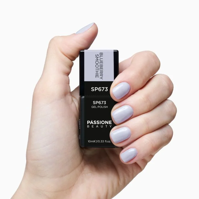 Vernis semi-permanent SP673 Blueberry Smoothie - Vernis semi-permanent azur pastel - détail 2