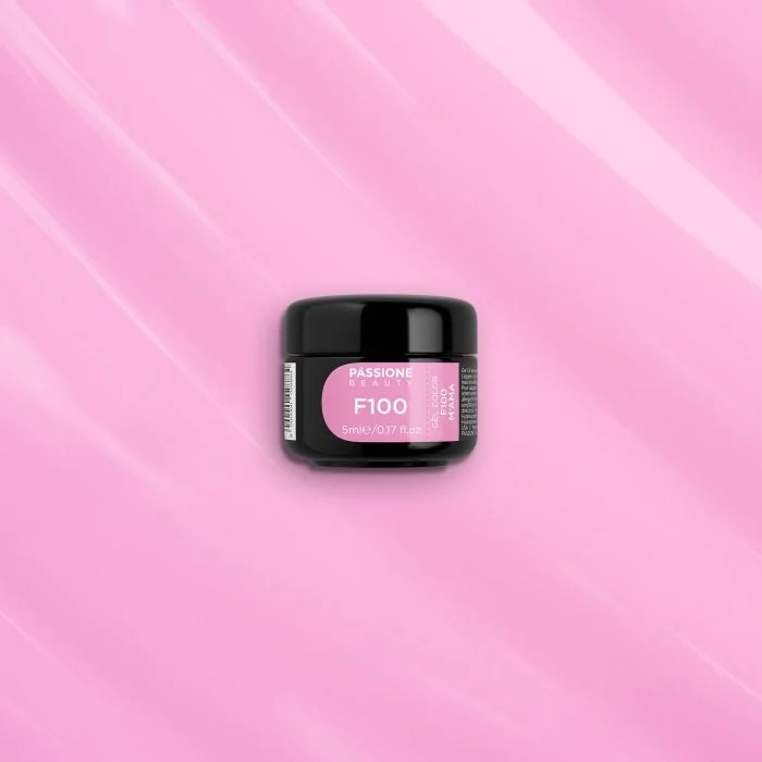 Gel Color F100 M'Ama - Gel color rosa frío autosellador - detalle 2