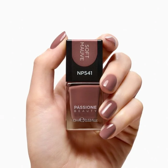 Nail Lacquer NP541 Soft Mauve - Brownish Mauve Nail Lacquer - detail 2