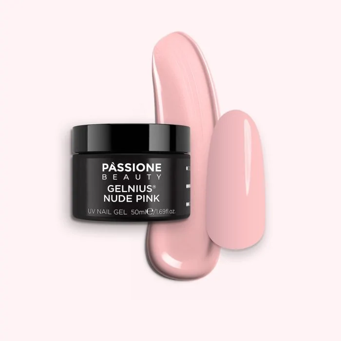 GELNIUS® Nude Pink 50 ml - Gel constructor 2 en 1 de baja viscosidad rosa natural