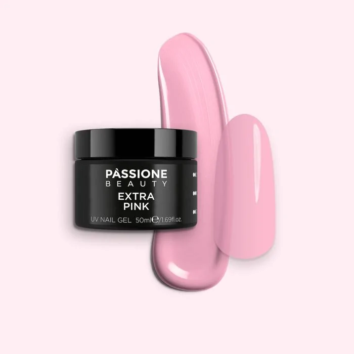 Extra Pink 50 ml - Gel de construction auto-égalisant rose vif laiteux