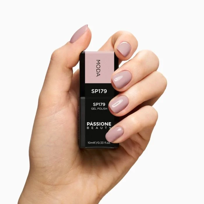 Gel Nail Polish GP179 Moda - Light Antique Pink and Beige Gel Polish - detail 2