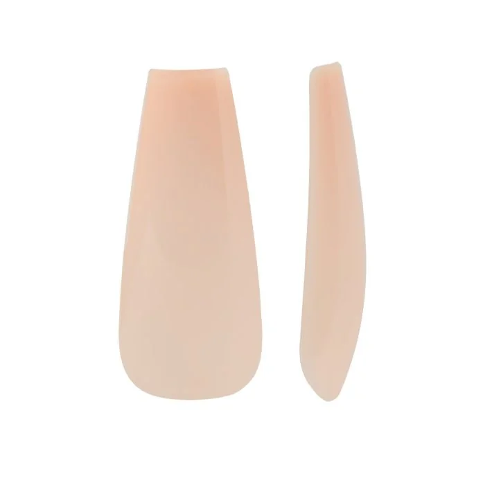 Capsules en gel Ballerine Porcelaine 240 pièces - Capsules en gel soak-off forme ballerine nude - détail 1