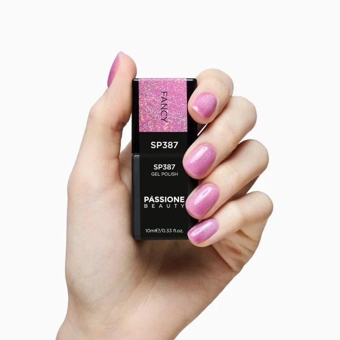 Vernis semi-permanent SP387 Fancy - Vernis semi-permanent fuchsia effet cat's eyes - détail 1