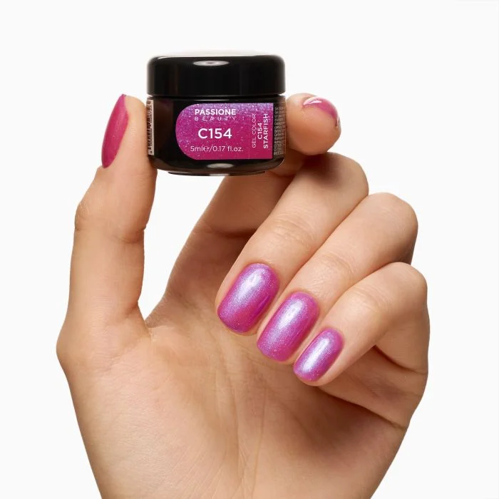 Gel Color C154 Starfish - Gel color magenta metalizado   - detalle 1
