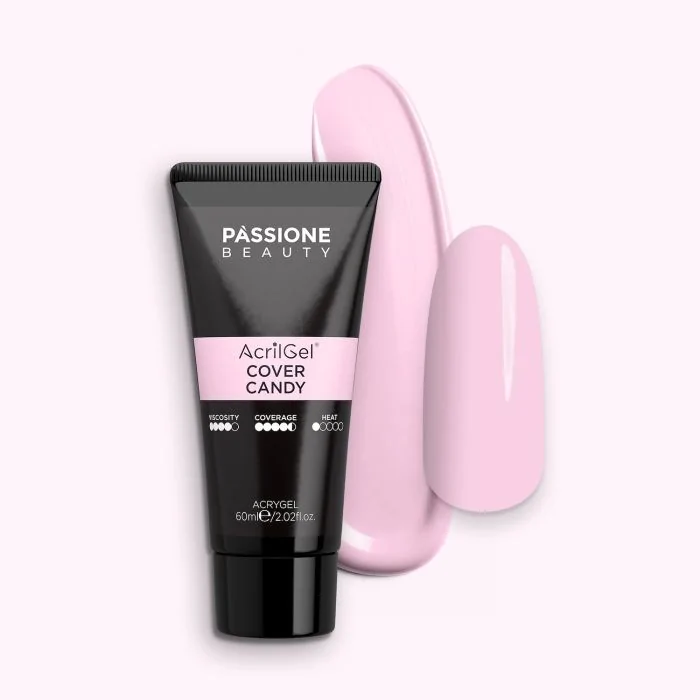 AcrilGel® Cover Candy 60 ml - Gel acrílico rosa claro frío y cubriente