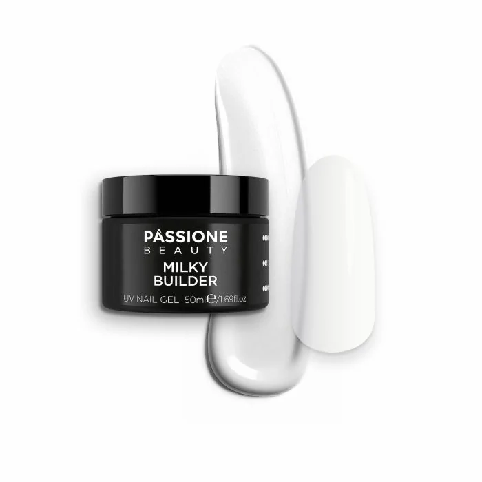Milky Builder 50 ml - Thixotropic Milky White Builder Gel, High Viscosity