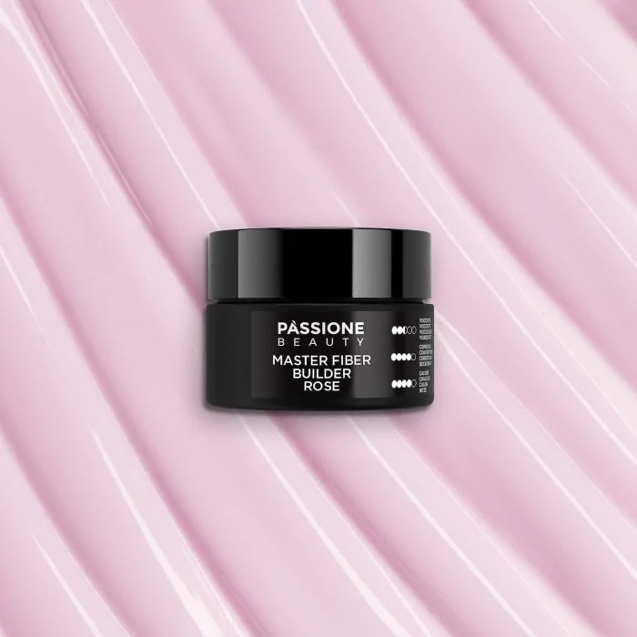 Master Fiber Builder Rose 15 ml - Gel de construction auto-égalisant rose avec fibres de verre - détail 2