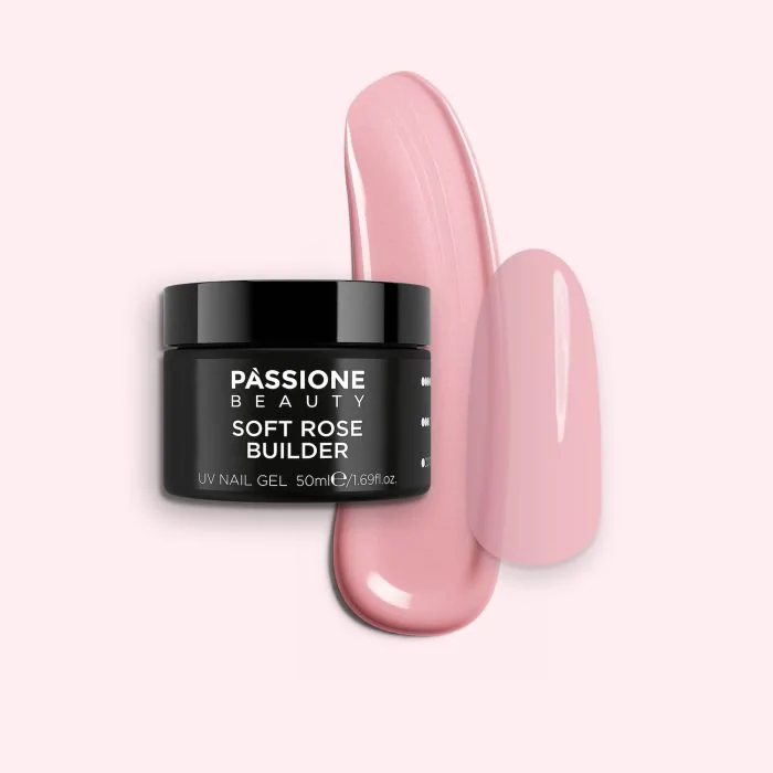 Soft Rose Builder 50 ml - Gel de construction tissotropique rose ancien à haute viscosité