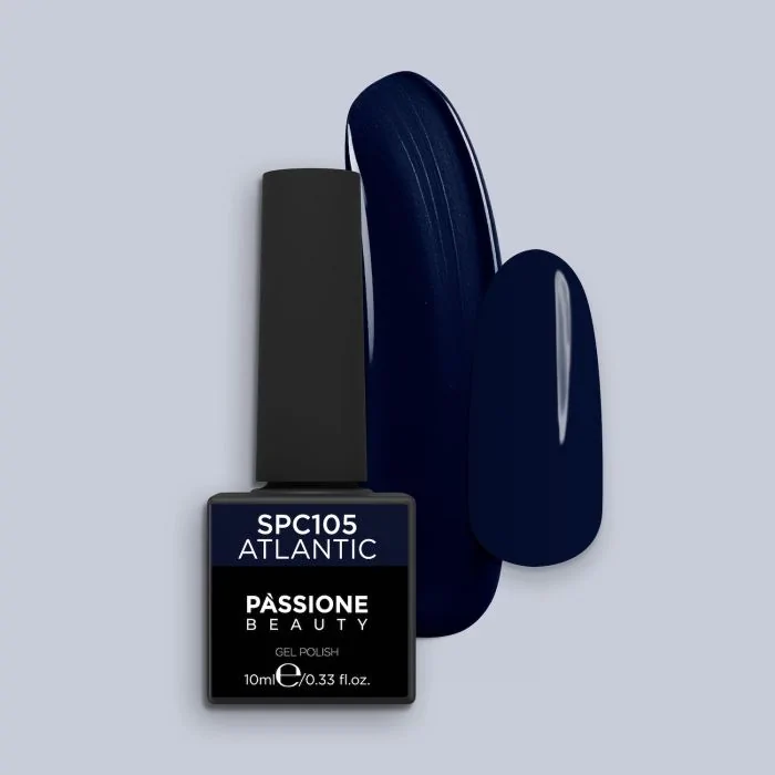 Esmalte Semipermanente SPC105 Atlantic - Esmalte semipermanente EPC105 Atlantic azul intenso