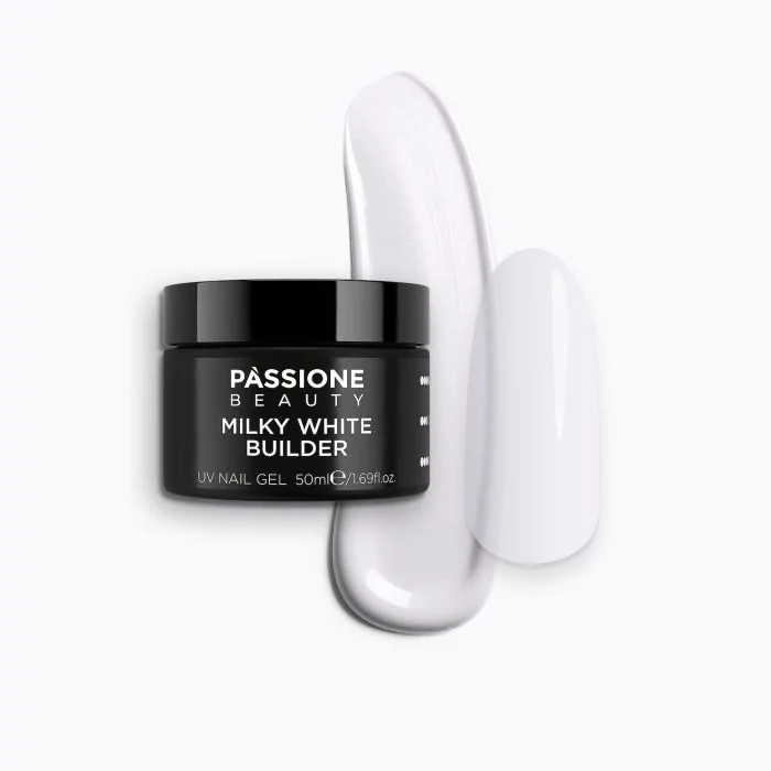 Milky White Builder 50ml - Thixotropic Milky White Builder Gel, High Viscosity