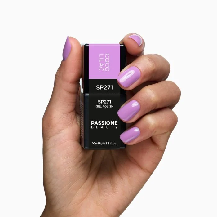 UV Nagellack SP271 Coco Lilac - UV-Nagellack in milchigem Lila - Detail 1