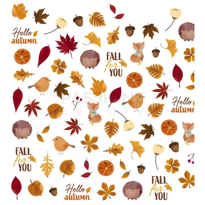 Fall for You - Nail Stickers - Nail sticker autumn woods themed - detail 1