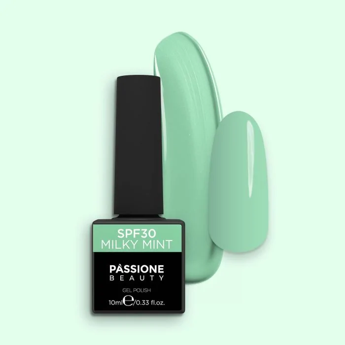Vernis semi-permanent VSF30 Milky Mint - Vernis semi-permanent vert pastel doux