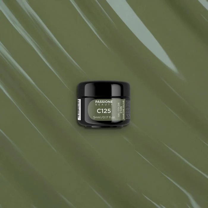 Gel Color C125 Martini Olive - Gel color verde oliva  - detalle 1