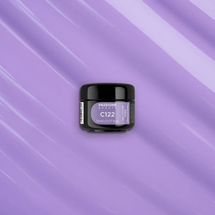 Gel Color C122 Crocus Petal - Gel color lila con matices lavanda - detalle 2